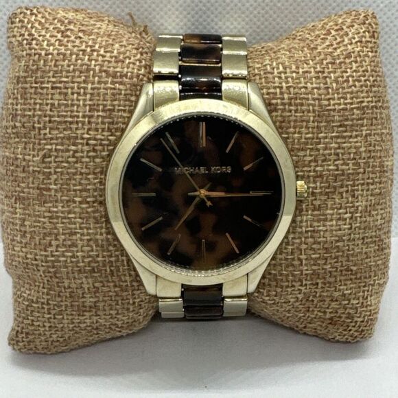 Michael Kors Slim Runway MK4284 Women\'s Two Tone Analog Dial Quartz Watch JNA246 main image 10